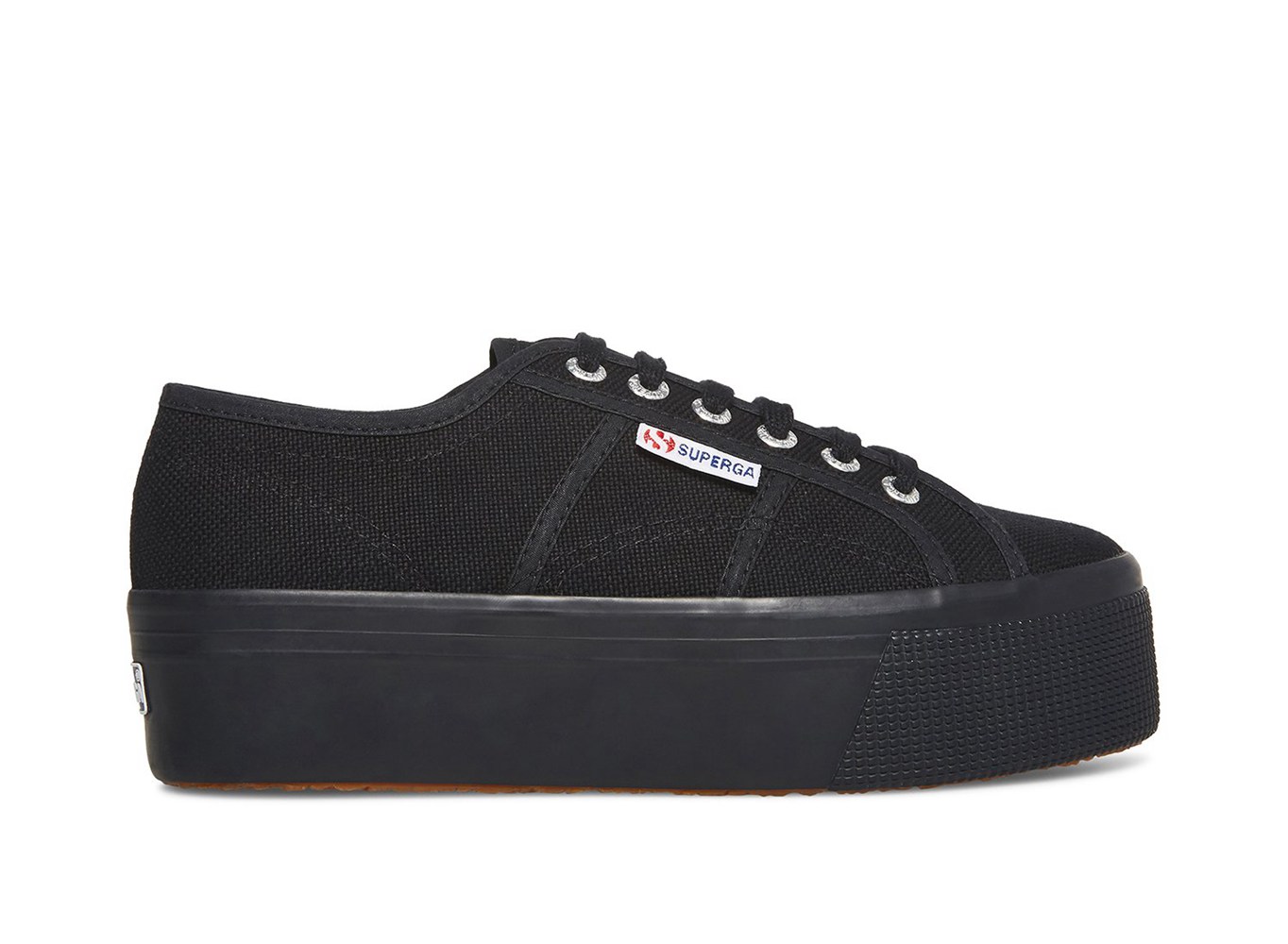 Alpargata Superga Mujer Negras - 2790 Cotw - 354179NSP